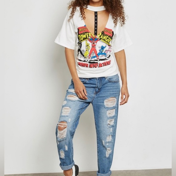 NEW Forever21 Choker Graphic T-Shirt - Picture 1 of 9